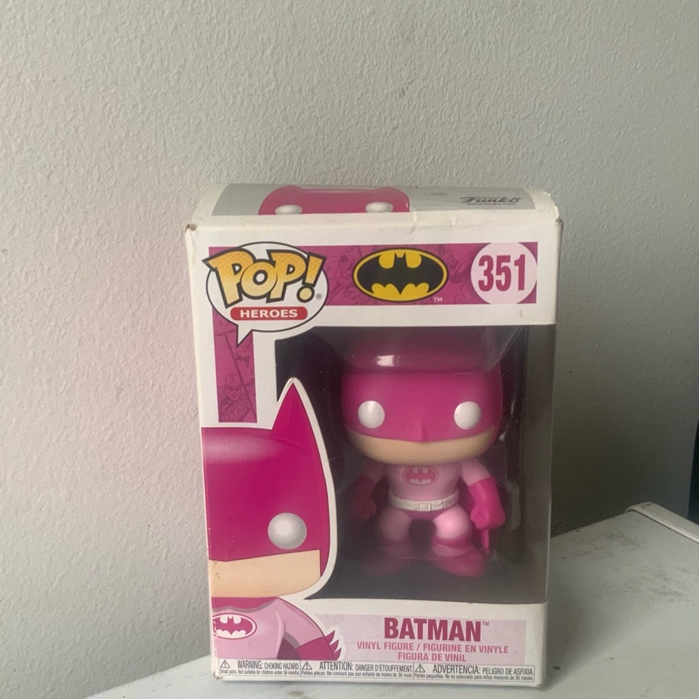 Pop Heroes Pink Batman Vinyl Figure